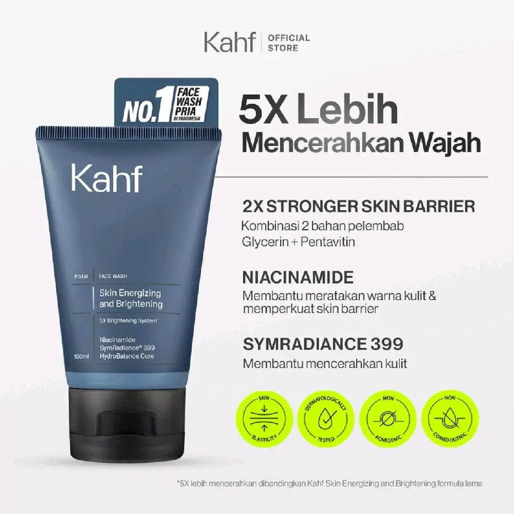 KAHF FACE WASH 100ML SKIN ENERGIZING & BRIGHT PCS