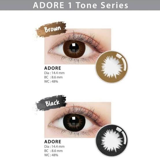 SOFTLENS ADORE & ANGEL 14.4MM BLACK
